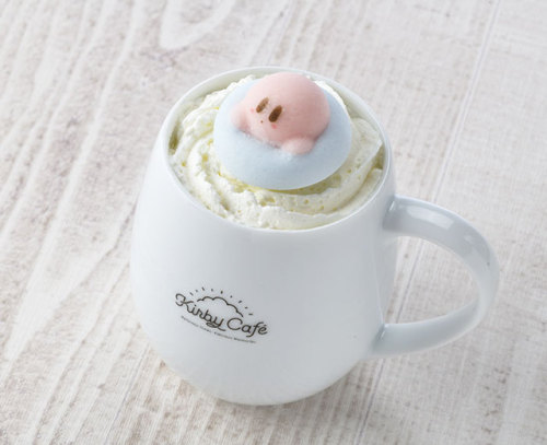 therealtrippytippy: retrogamingblog:Dishes from the Kirby Cafe in Tokyo, Japan @charcoal-ore