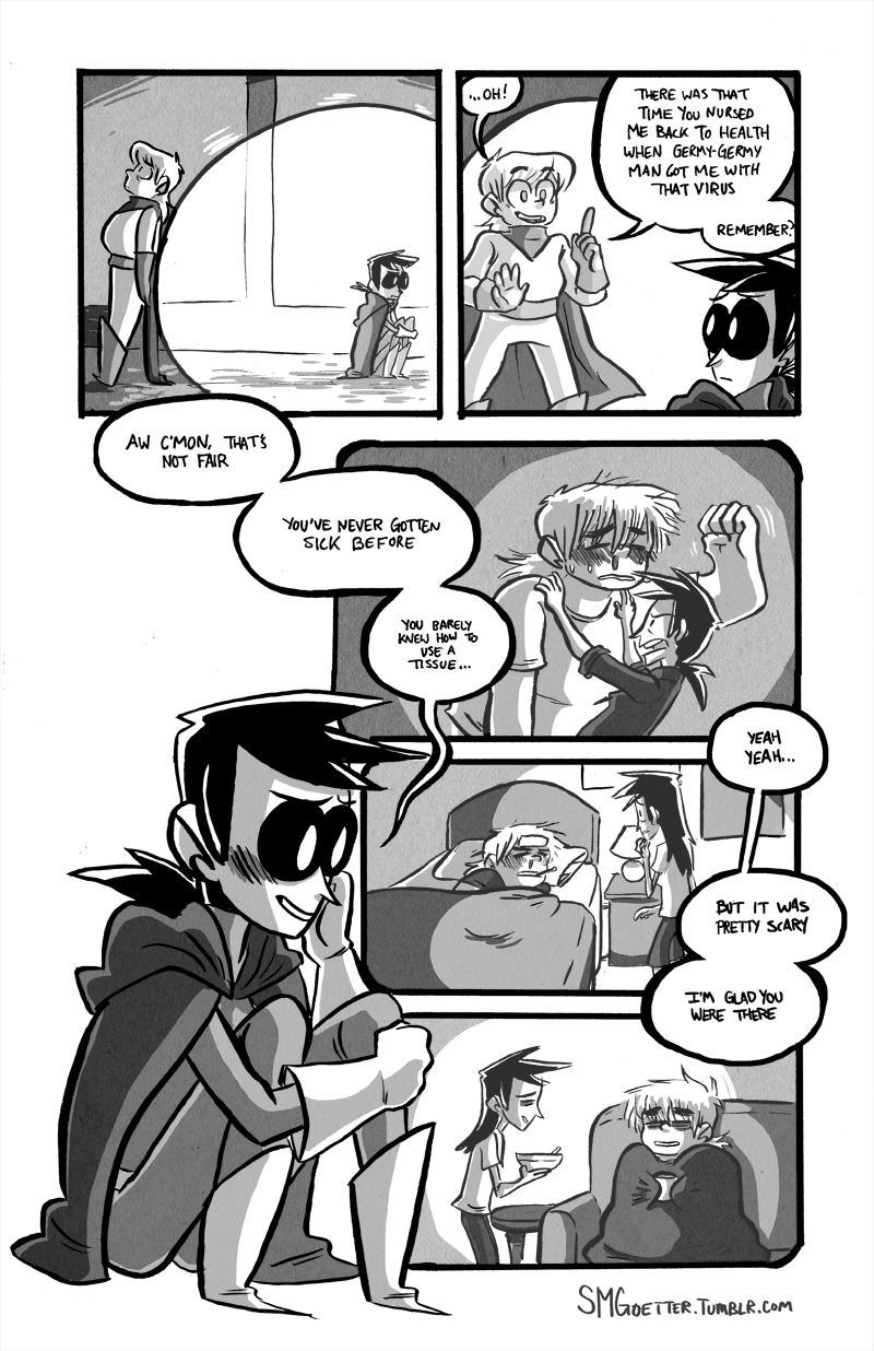 smgoetter:  “Just A Sidekick” I drew this back in 2015 for the Oath anthology!
