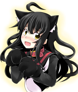 getyournekoshere:  dark haired kitties