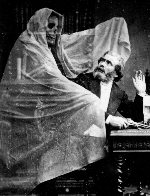 grey-ramblings: scarlettsiren: Victorian Ghost Photography Do not talk to me about how serious and s