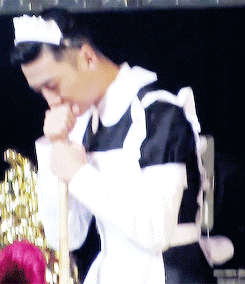 minhyuq:  Bang Yongguk a.k.a Maid-San ✿◠‿◠ 