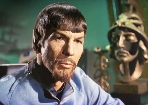 Doctor Strange Looks Like Bearded Spock From Mirror Mirror.