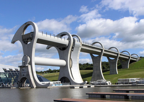 The Falkirk Wheel – Scientist of the DayThe Falkirk Wheel, a boat lift in central Scotland, opened M