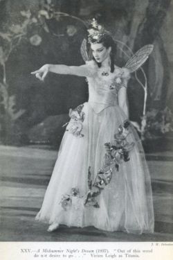 vintagegeekculture:  Vivian Leigh as Titania,