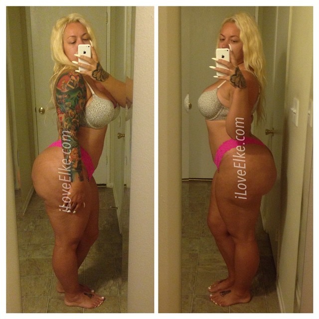 elkestallion:  Those leggings were just an optical illusion … Did I fool you? 😂😘😎😝