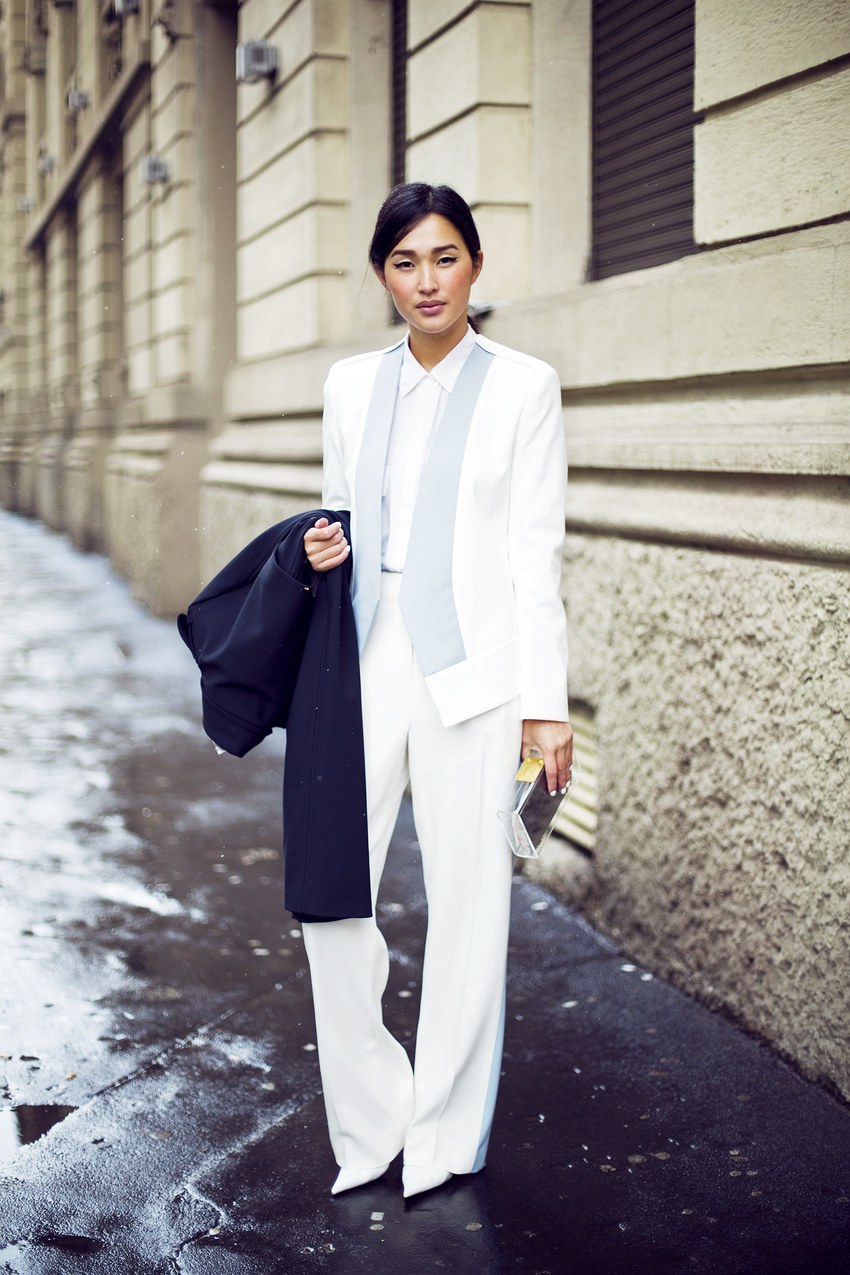 what-do-i-wear:  Sportmax Suit / Sportmax Trench Coat / Equipment Shirt / Marc