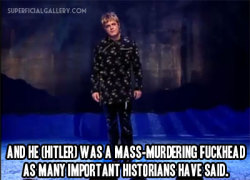 adulthoodisokay:  stuffed-christ-pizza:  acadia:  The Eddie Izzard Doctrine  I didn’t go to uni for history to not reblog this  &ldquo;Dress To Kill&rdquo; is without a doubt my favorite stand-up special ever.