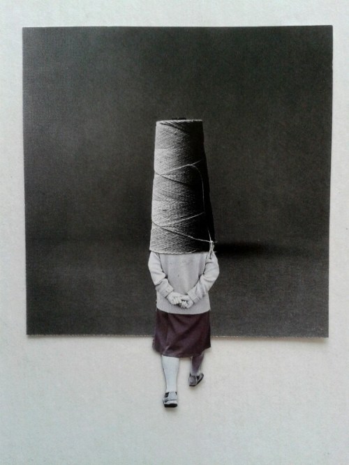nomade-dans-lherbe:  “Ovillada" handmade collage - Carolina Chocron 