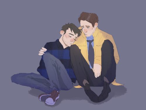 eye-may:you know what’s therapeutic? drawing sleepy boyfriends 