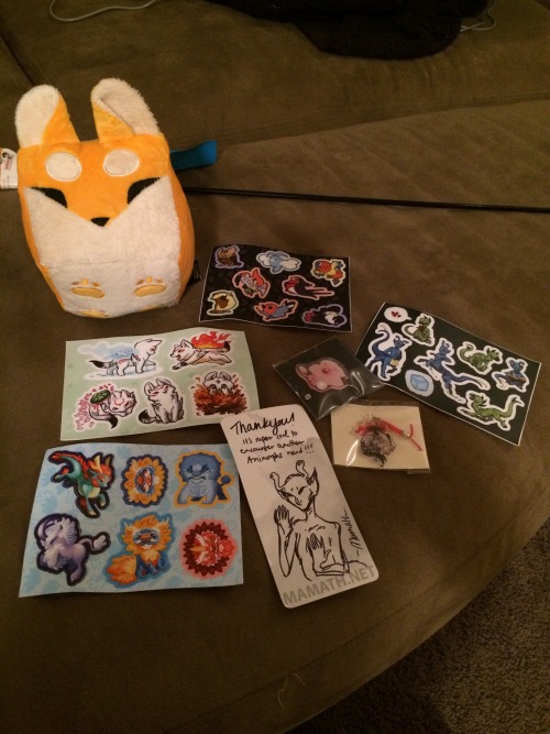 I finally got all my @mamath swag! They&rsquo;re seriously one of my favorites artists on tumblr, I 