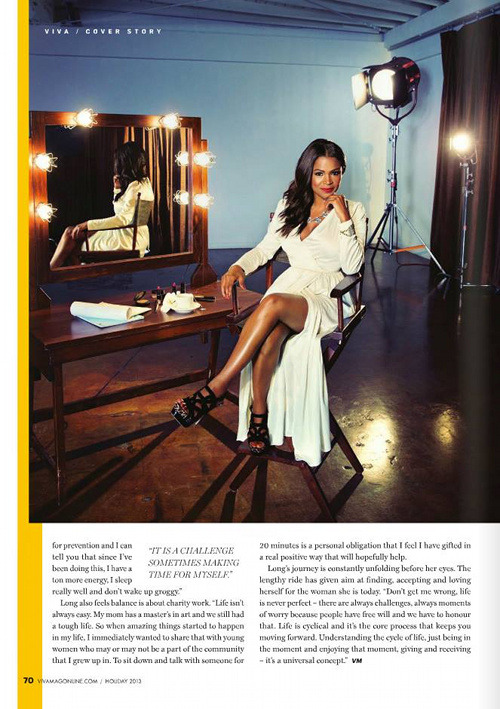 afro-art-chick:  Nia Long | VIVA Magazine (Holiday 2013)