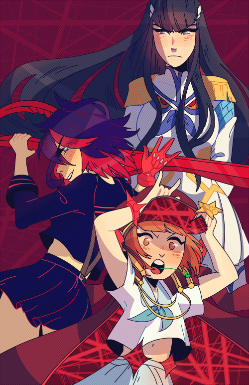 viazi:  KILL LA KILL PRINT FOR AX!!! i’ll have this and the mako/gamagoori thing