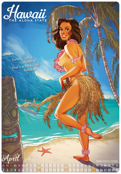 pinuparena:  New Pin-up calendar by Andrew TarusovLive Kickstarter here