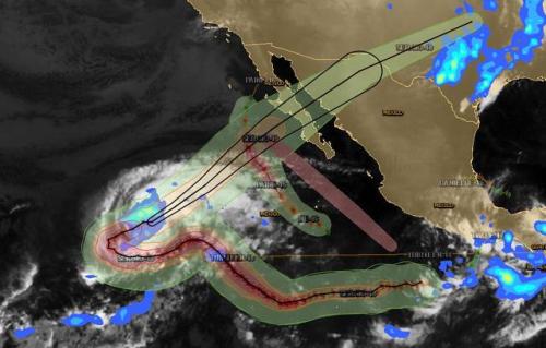 At 05:00 hr PDT (12:00 UTC), the center of Tropical Storm Sergio was about 1590 kilometer (990 miles) of southern tip of Baja peninsula. A Tropical Storm Watch is in effect for the West coast of the Baja California peninsula from Punta Eugenia to...