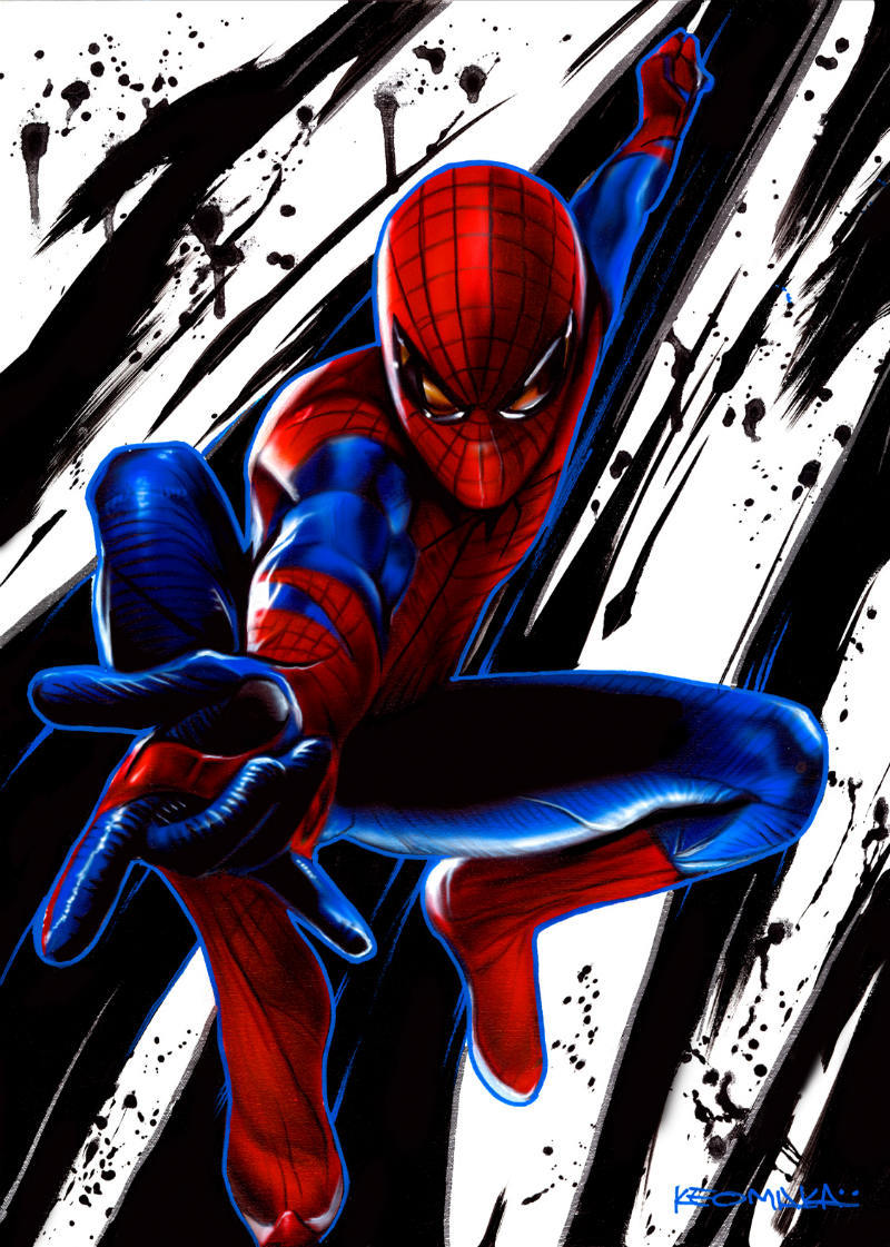 xombiedirge:  Spider-man and Venom by Ellison Keomaka