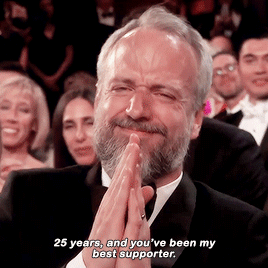 petercapaldi: Olivia Colman thanking husband Ed Sinclair during her Oscar acceptance speech