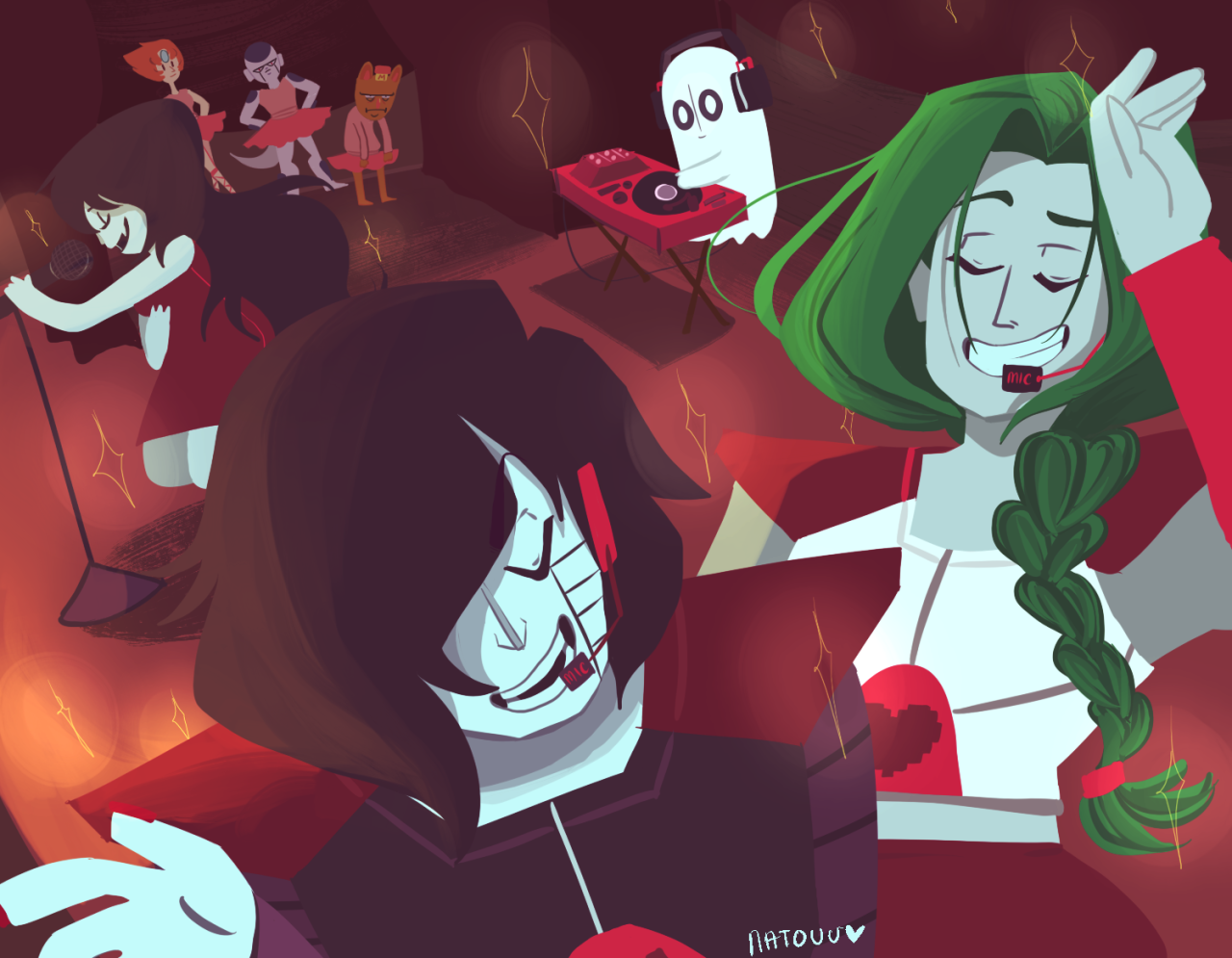 natouuloves:  i did a series of illustrations of crossovers from a couple of my favorite