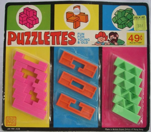 DIME STORE: 1960s Puzzlettes