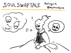 mooncatyao:  naphcat7:  Grillby paid sans’ bill by using sans’ body…* Grillby looks happy.SOULSWAPTALE belongs to @mooncatyao  X'DDDDDD  grillby nooooo! 