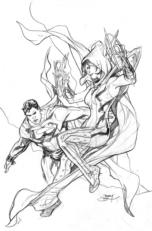 La superbe couverture de Justice League Vs Suicide Squad #2 par Terry Dodson !