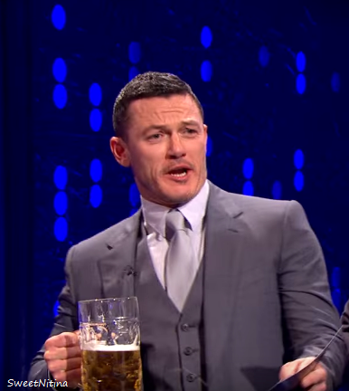 sweetnitina:  Luke Evans in Jonathan Ross Show
