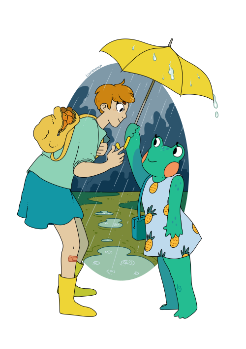 you need an umbrella more than lily does (i just found out her japanese name is rainy and the cutene