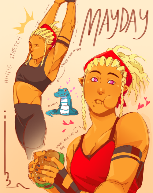 A Mayday Doodle In These Trying Times