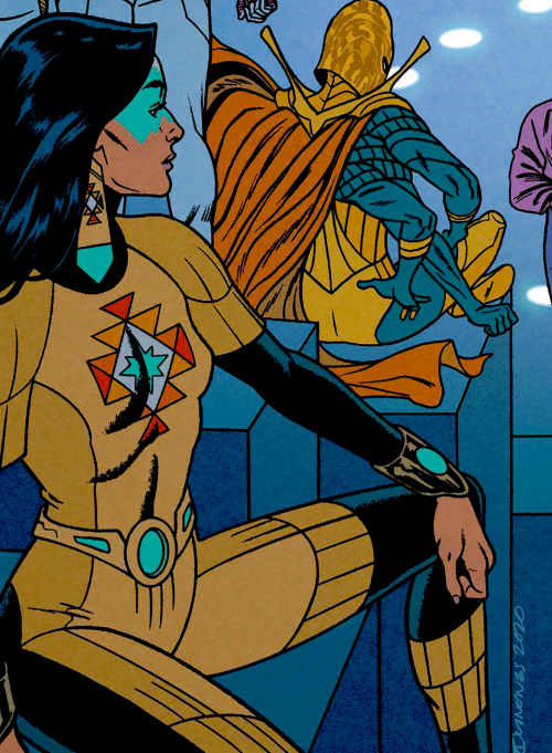 dailydccomics:Dawnstar in Legion of Super-Heroes vol 8 #9 + 11-12