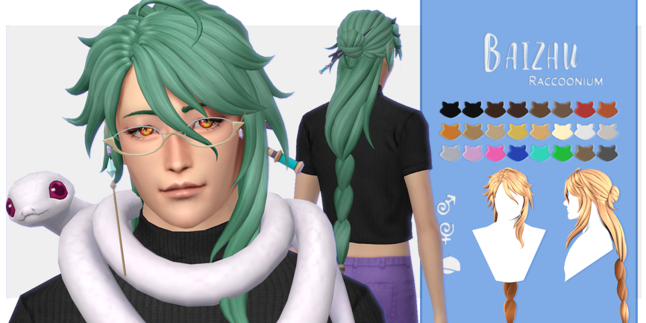 GegeSims - Yara Hair - The Sims 4 Create a Sim - CurseForge