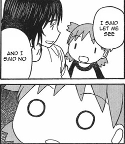 akingandhisprince:  I feel like he’s always a little shocked when I say “no.”    Once again, I am Yotsuba. 