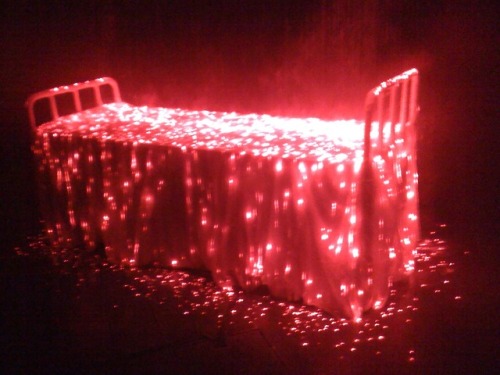 Li Hui aka 李輝 (Chinese, b. 1977, Beijing, China) - 1: Latest Installation, V, consists of red lasers