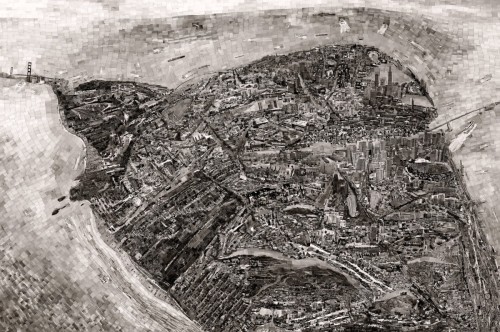 Sohei Nishino, Diorama Map San Francisco (2016)