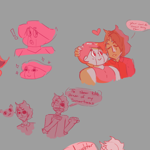 ninja-no-rose: did a lot of doodles before work
