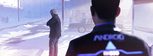 rosewaterhag:  DBH Week // Day 5 // Favourite Scene: Hank/Connor Mid-Credits Scene PARTNERS:  Hank a