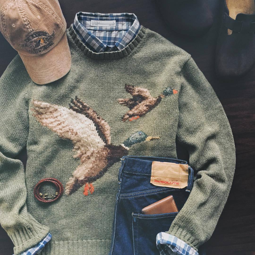 ralph lauren duck sweater