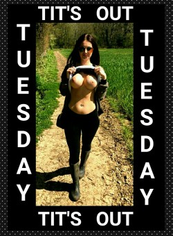 Chavs-Whores-Sluts-Slags:  Tit’s   Out  Tuesday, Like Or Reblog If You Would Like