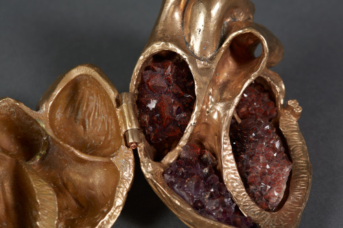 themedicalstate:Anatomical Works Sculpted in Crystal and GlassSanta Fe-based sculptor and jewelry de