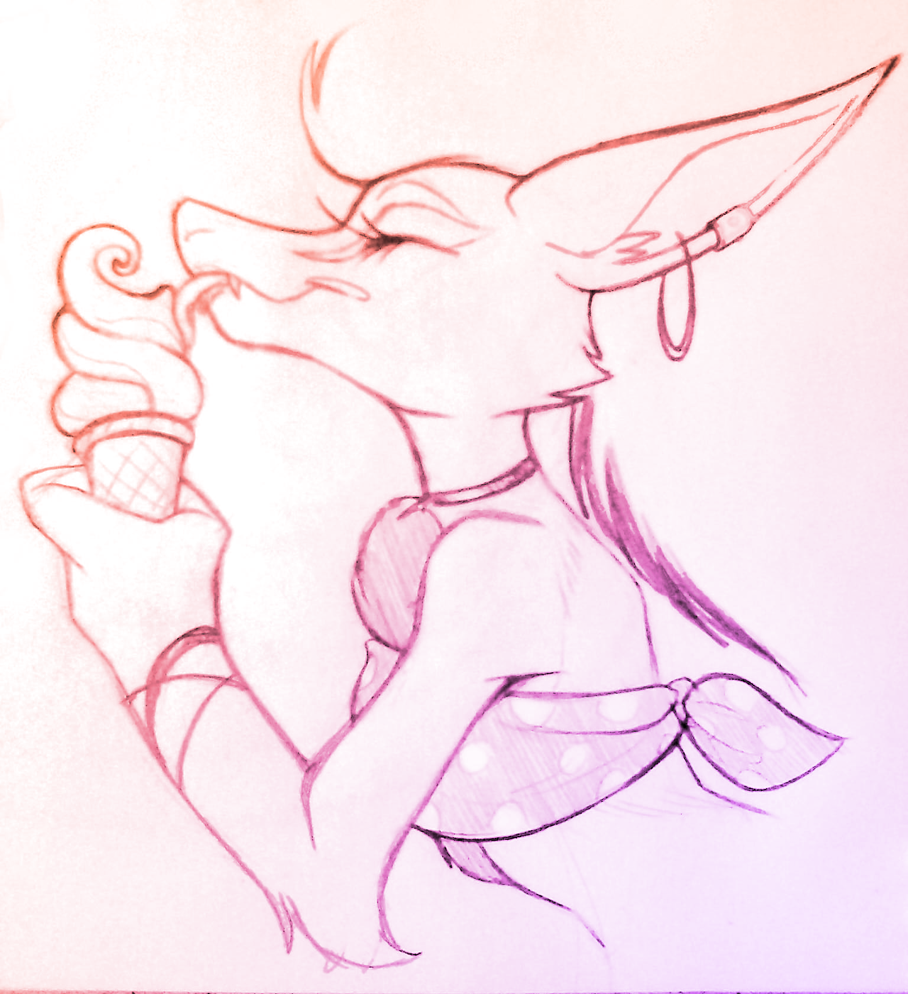 lusty-lycanroc: dragons-and-art: Cute Zoroark has a lovely summer time~ LOVE  omfg