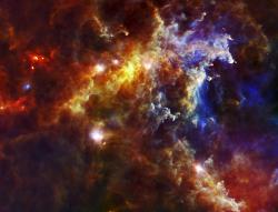 rustic-gentleman:  just–space:  Stellar Nursery in the Rosette Nebula  js