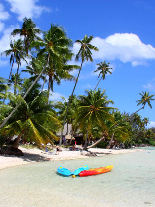 tropicaldestinations:Haapiti Beach - Moréa island, Polynésia (by dany13) - www.tropicaldestin