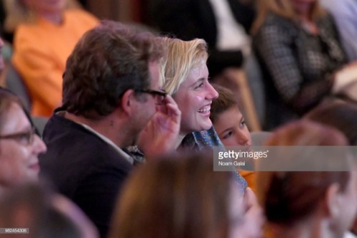 Greta Gerwig and Noah Baumbach attend the Screenwriters Tribute at the 2018 Nantucket Film Festival 