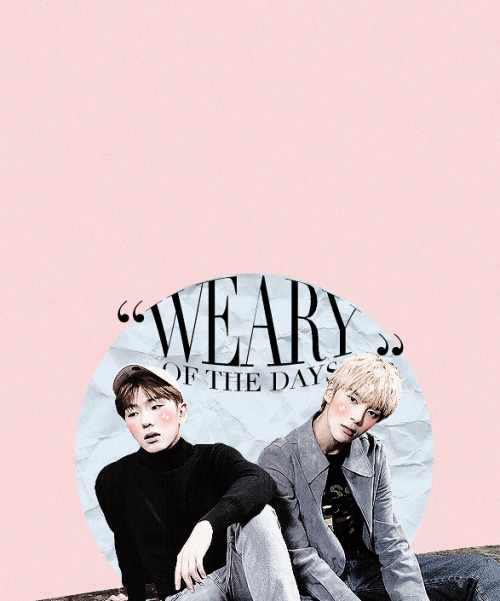 wonhocoa:   Can’t you let it all slip by, waste all your time,try to close your eyes and guide