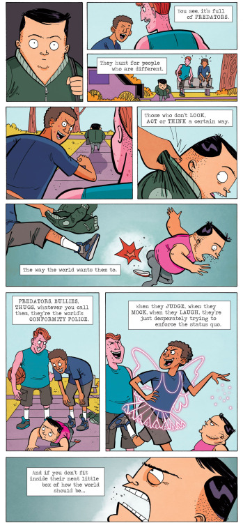 hansbekhart: ironbite4:  zenpencils:  US AGAINST THE WORLD by Gavin Aung Than This is the third appearance of the Ballet Boy and his father. You can read PART 1 and PART 2.  I love this so much.   I’M NOT CRYING YOU’RE CRYING   Nah fuck that, y’all