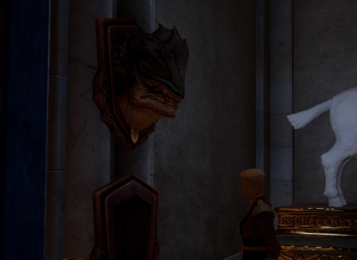 arbor-wilds:&ldquo;Unknown Monstrous Beast&rdquo; - I found the Krogan in the Winter Palace!