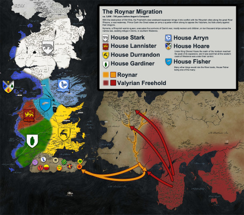 iamnotdoingshittoday:  A Mapped History of A Song of Ice and Fire by u/hotbrownDoubleDouble 