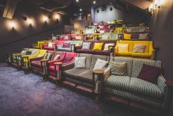 stylish-homes:  Comfy movie theater via reddit