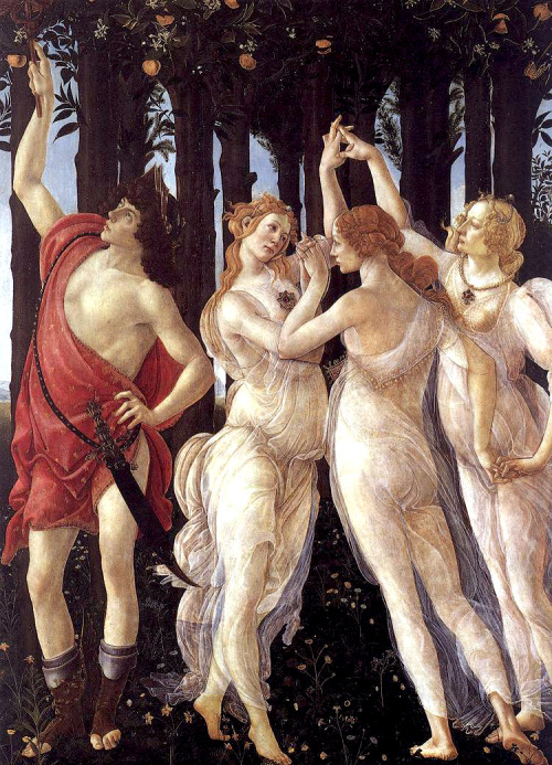 “Primavera” by Botticcelli, 1477-82 