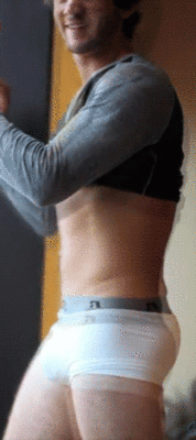jimmyboi1981:  undie-fan-99:  Adjusting his bulge in his white trunks Jimmyboi1981: