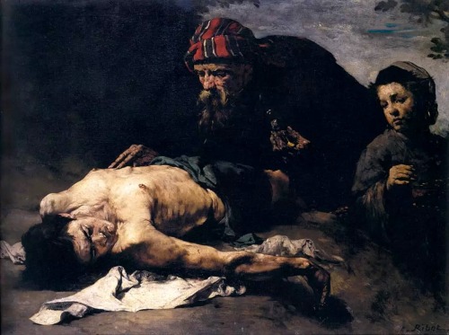 Le Bon Samaritain / The Good Samaritan.Painting dated before 1870.Oil on Canvas.99 x 131 cm.Musée de