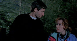 thexfiles: mulder and scully + height difference